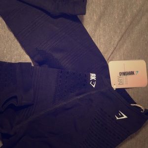 Gymshark Energy Black Seamless Crop Top